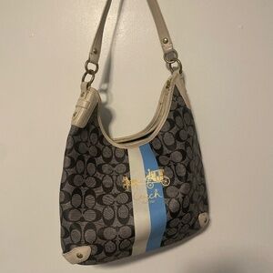 Vintage denim coach bag